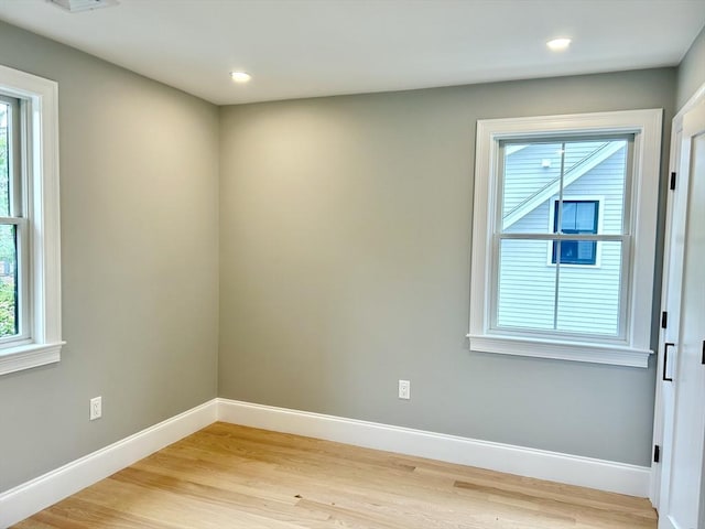 50 York Ave Unit 50, Watertown, MA 02472 - spare room with healthy amount of natural light, light wood-type flooring, and recessed lighting