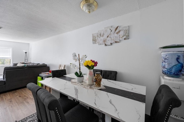 135 Grove St Unit 145, Rockland, MA 02370 - dining area featuring a textured ceiling and wood finished floors