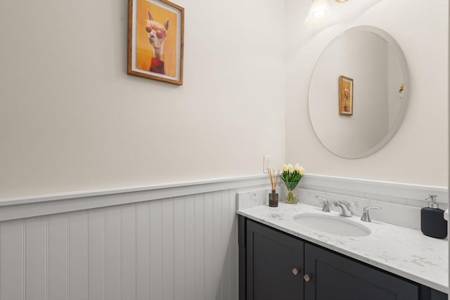 12 Bowood Ln Unit 36, Marlborough, MA 01752 - bathroom featuring wainscoting and vanity