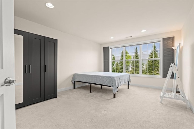 12 Bowood Ln Unit 36, Marlborough, MA 01752 - bedroom featuring light colored carpet, baseboards, and recessed lighting
