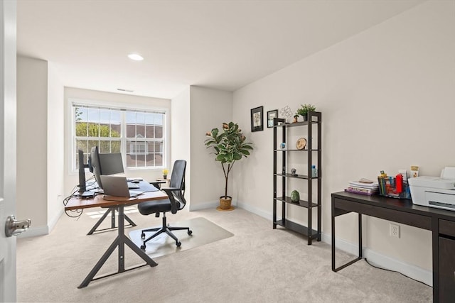 12 Bowood Ln Unit 36, Marlborough, MA 01752 - office space with light colored carpet, baseboards, and recessed lighting