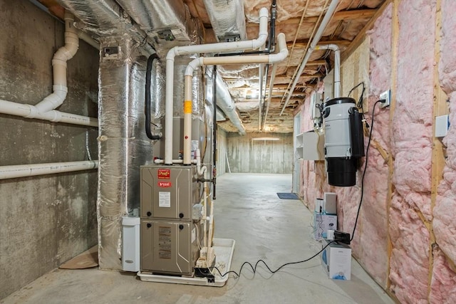 12 Bowood Ln Unit 36, Marlborough, MA 01752 - unfinished basement with a central vacuum unit