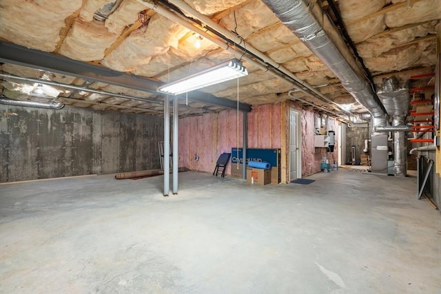 12 Bowood Ln Unit 36, Marlborough, MA 01752 - unfinished basement featuring heating unit