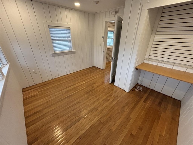 interior space featuring hardwood / wood-style flooring