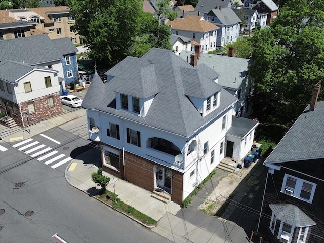 262 Adams St, Newton, MA 02458 - aerial perspective of suburban area