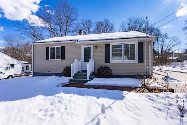 view of bungalow-style home