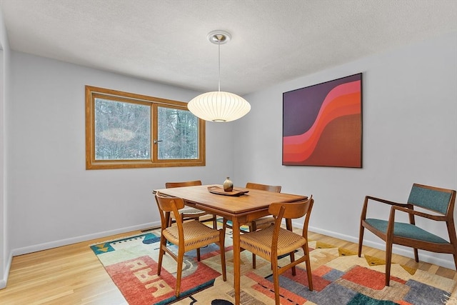 dining room with light hardwood / wood-style flooring