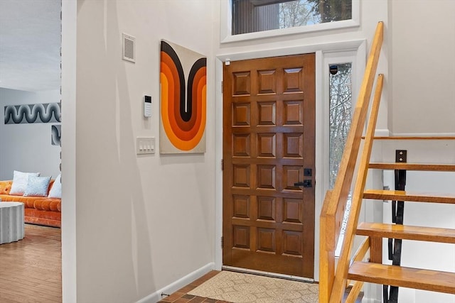 view of entrance foyer