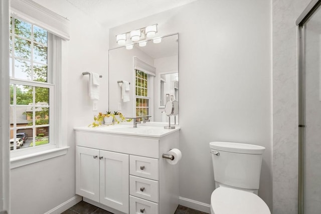20 Hawthorne Vlg Unit C, Franklin, MA 02038 - bathroom with vanity and healthy amount of natural light