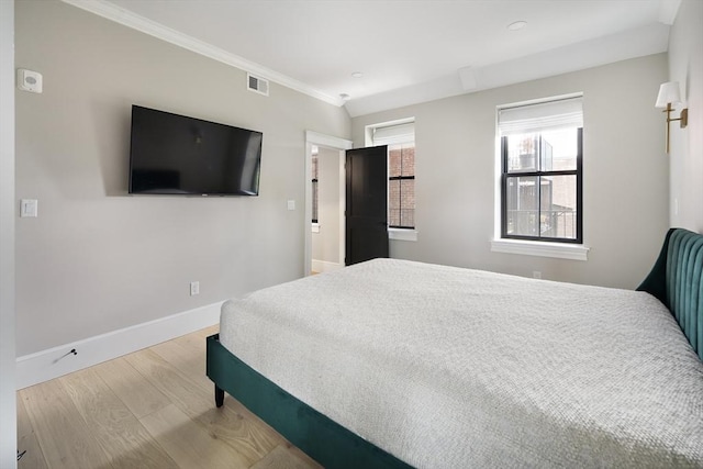 40 Mount Vernon St Unit 2, Boston, MA 02129 - bedroom featuring ornamental molding and wood finished floors
