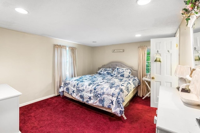 11 Bayside Dr, Wales, MA 01081 - bedroom with carpet floors, multiple windows, recessed lighting, and baseboards