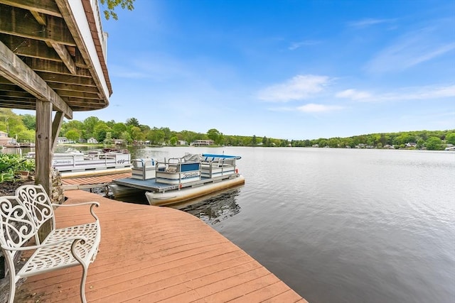 11 Bayside Dr, Wales, MA 01081 - dock area featuring a water view