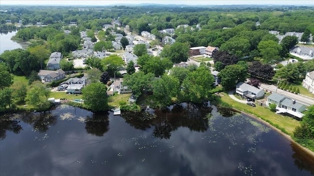 14 Carlson Cv, Weymouth, MA 02189 - aerial overview of property's location with a large body of water and nearby suburban area