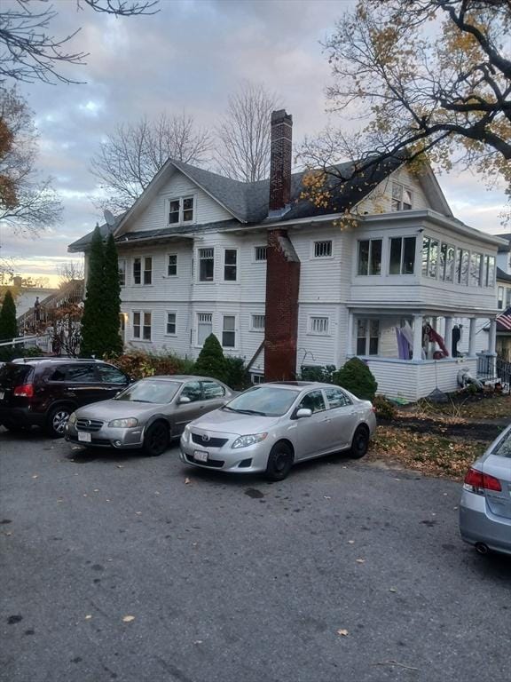 view of front of home