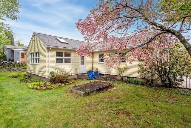 view of rear view of property