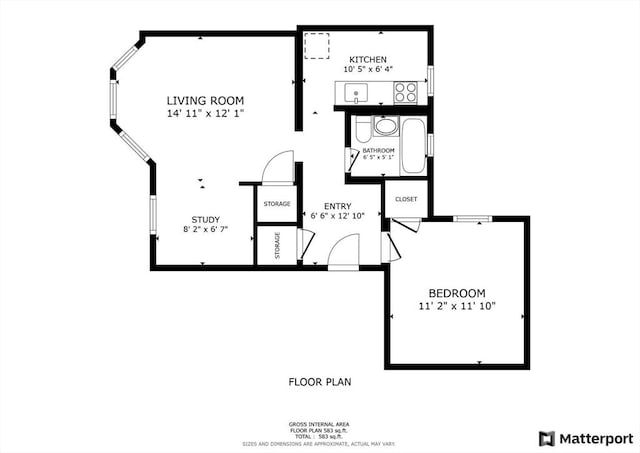 39 Glenville Ave Unit 2, Boston, MA 02134 - view of room layout