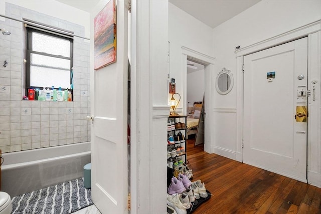 39 Glenville Ave Unit 2, Boston, MA 02134 - foyer entrance featuring wood-type flooring