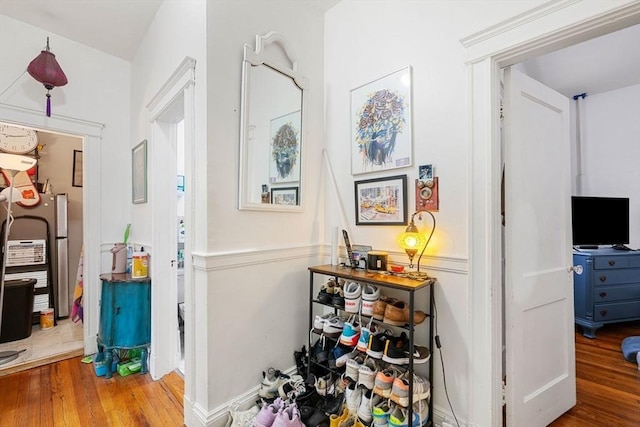 39 Glenville Ave Unit 2, Boston, MA 02134 - hallway featuring wood finished floors