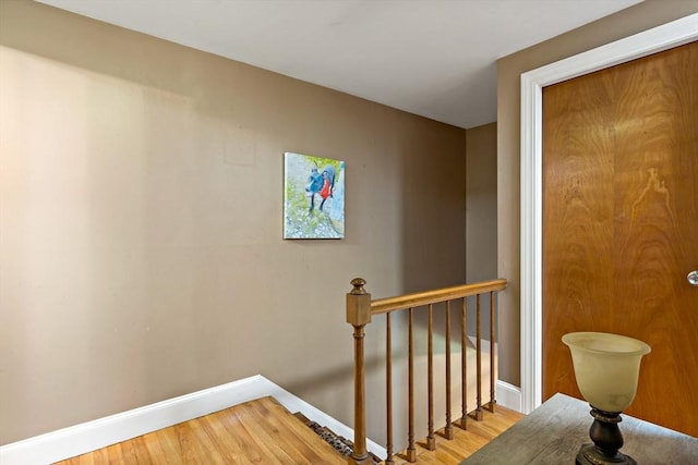 92 Rocky Hill Rd, Rehoboth, MA 02769 - stairway with wood finished floors and baseboards