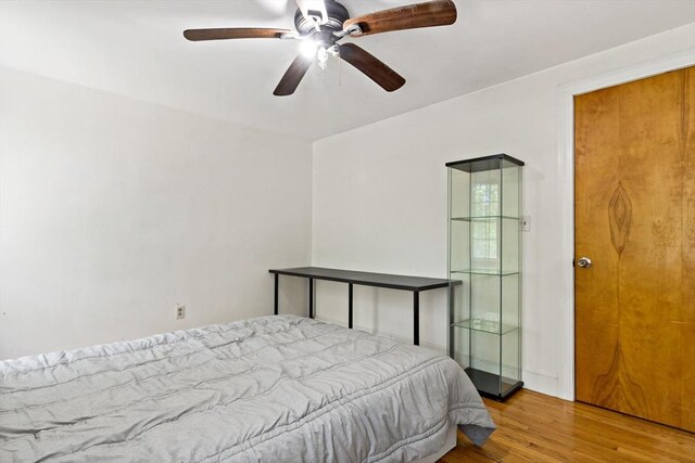 92 Rocky Hill Rd, Rehoboth, MA 02769 - bedroom featuring wood finished floors and ceiling fan