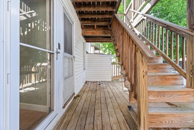 12 Porter St, Everett, MA 02149 - view of wooden deck