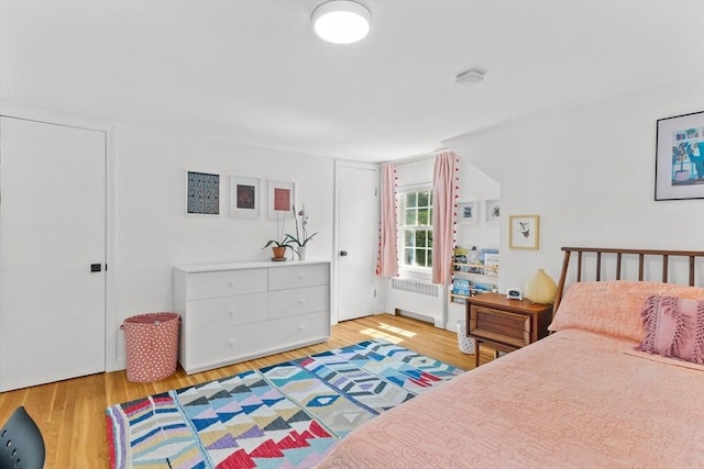 6 Hayes Rd, Salem, MA 01970 - bedroom with radiator and light wood-type flooring