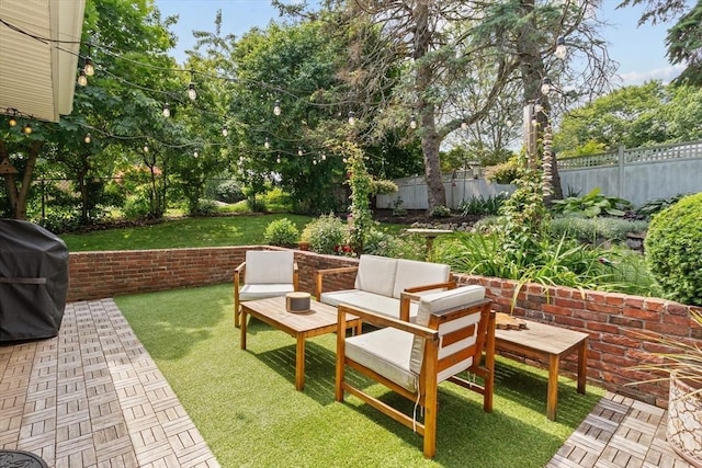 6 Hayes Rd, Salem, MA 01970 - view of yard with a patio and an outdoor hangout area