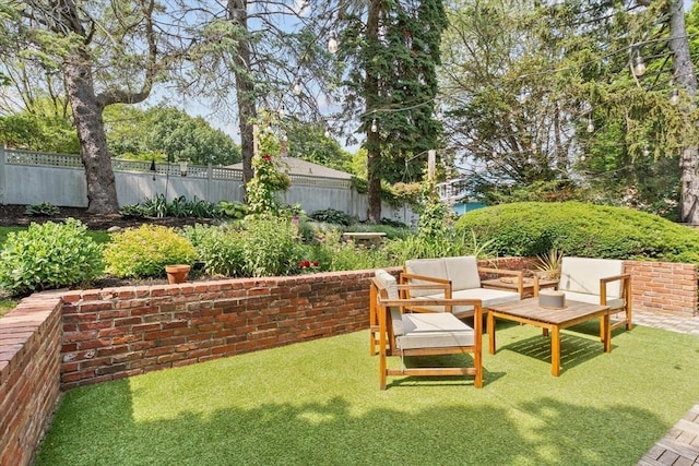 6 Hayes Rd, Salem, MA 01970 - fenced backyard with a patio area and an outdoor hangout area