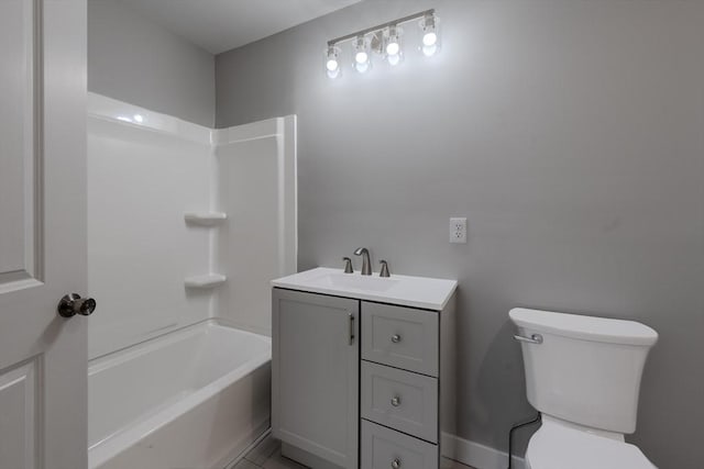 46 Lyons St, Lowell, MA 01852 - full bathroom with toilet, vanity, and shower / tub combination