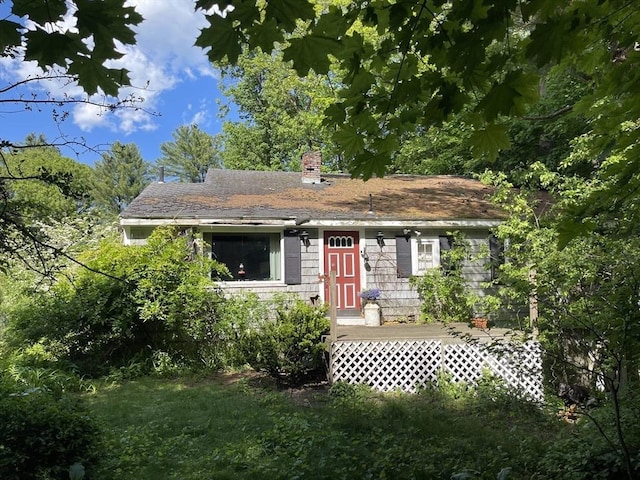 127 Depot Rd, Boxford, MA 01921 - view of front of property featuring a chimney