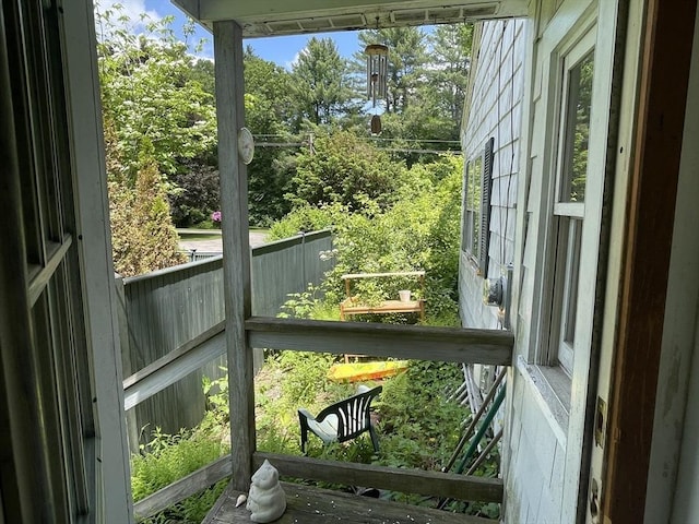 127 Depot Rd, Boxford, MA 01921 - balcony featuring view of wooded area