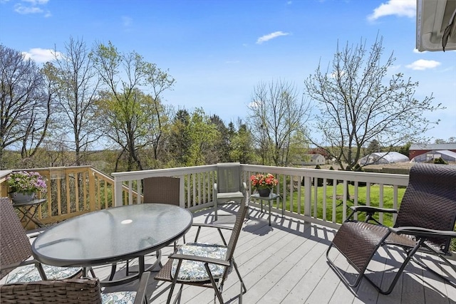 view of deck