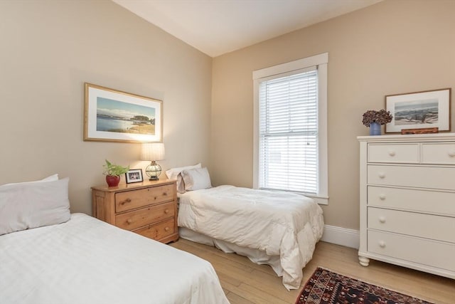 36 7th St, New Bedford, MA 02740 - bedroom featuring light wood-style flooring and baseboards