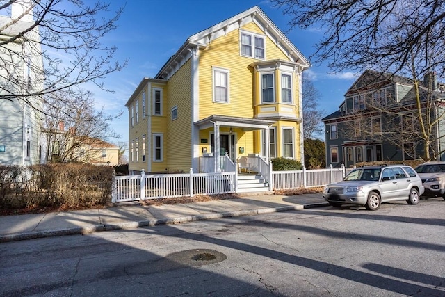 36 7th St, New Bedford, MA 02740 - view of front of property featuring covered porch