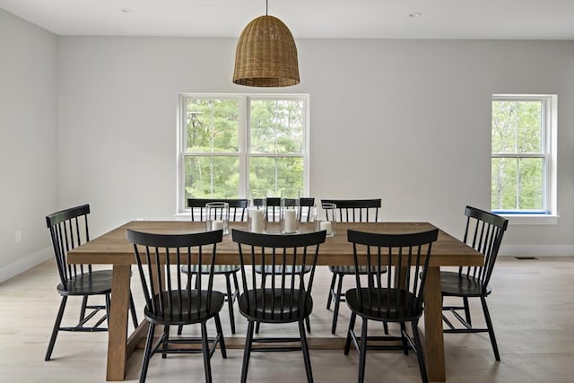 19 Couture Way, Middleton, MA 01949 - dining area with baseboards and light wood finished floors