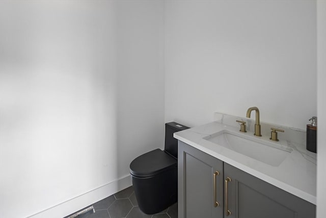19 Couture Way, Middleton, MA 01949 - half bath with vanity and tile patterned floors
