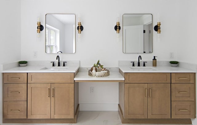19 Couture Way, Middleton, MA 01949 - full bath with vanity and marble look tile flooring
