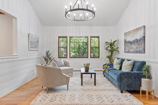 24 Squirrel Hill Rd, Acton, MA 01720 - living area with a chandelier, wood finished floors, and ornamental molding