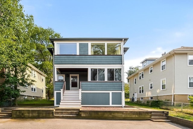 95-97 Charlesbank Rd Unit 2, Newton, MA 02458 - contemporary house with stairs