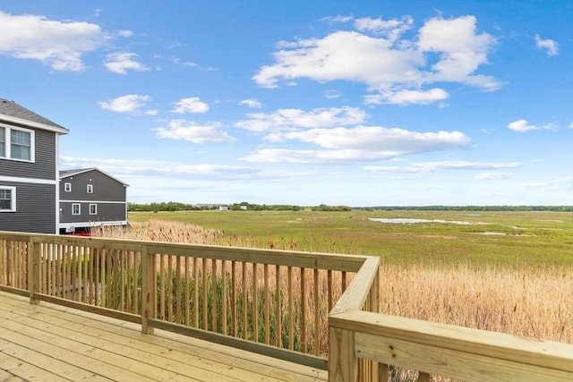 77 N End Blvd Unit 2, Salisbury, MA 01952 - wooden terrace featuring a view of countryside