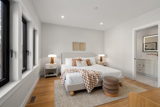 832 E 3rd Unit A, Boston, MA 02127 - bedroom featuring light wood-style flooring and recessed lighting