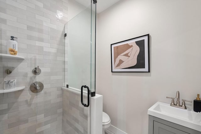 832 E 3rd Unit A, Boston, MA 02127 - bathroom featuring a stall shower and vanity