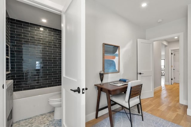 832 E 3rd Unit A, Boston, MA 02127 - office space featuring light wood finished floors and recessed lighting