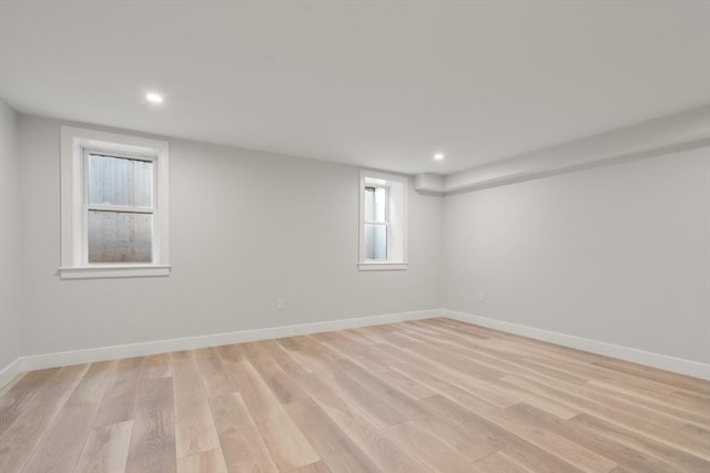 832 E 3rd Unit A, Boston, MA 02127 - empty room featuring light wood-type flooring and recessed lighting