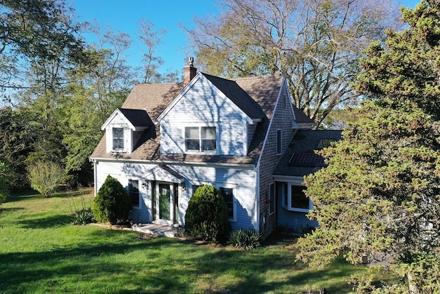 exterior space with a lawn