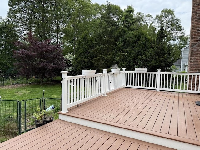 335 Chapel, Holden, MA 01520 - wooden deck with a yard