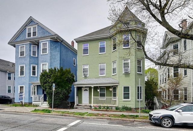 victorian house with covered porch