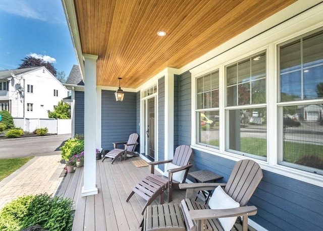 17 Elinor Cir, Waltham, MA 02452 - view of wooden porch