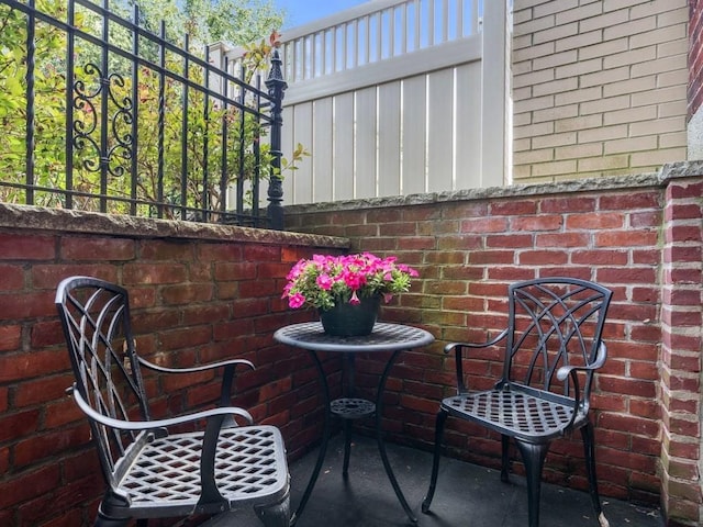 115 Sewall Ave Unit 1, Brookline, MA 02446 - view of patio / terrace