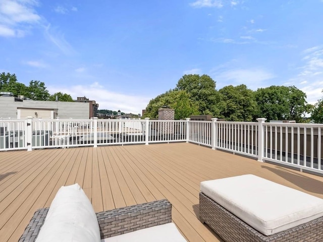 115 Sewall Ave Unit 1, Brookline, MA 02446 - view of deck